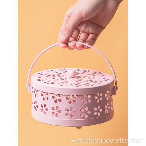 metal pink Mosquito-repellent incense holder